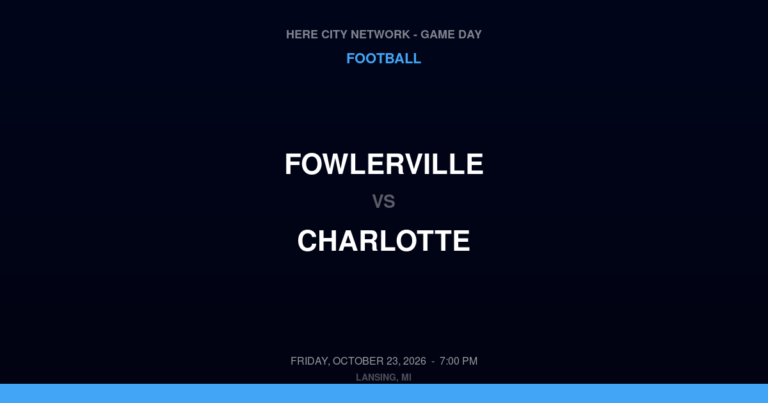 Fowlerville 8, Charlotte 23