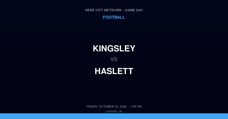 Kingsley 46, Haslett 41