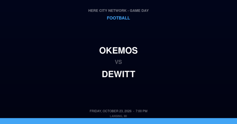 Okemos 0, DeWitt 57